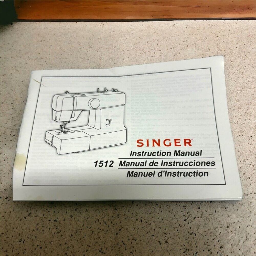 Singer 1512 PROMISE Sewing‎ Machine/Embroidery/Serger Owners Manual ORIGINAL